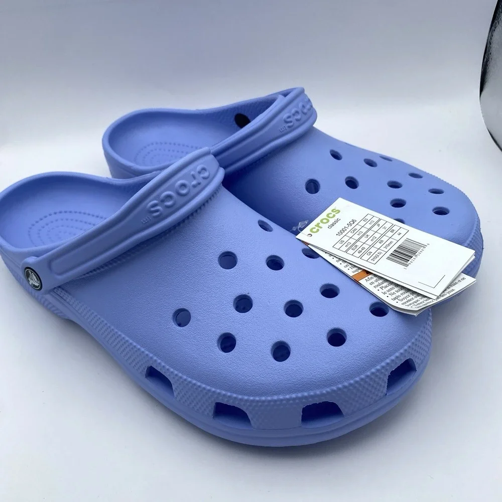 Crocs Classic Clog Size 13 Shoes 10001 Purple Slip On Sandals‎ Lightweight NWT